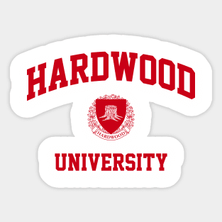 Hardwood University Sticker